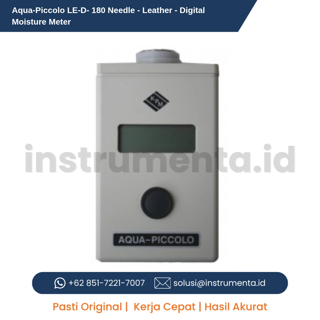 Authorized Distributor Aqua-Piccolo LE-D Leather Digital Moisture Meter KPM Aqua-Boy Alat Ukur Kadar Air Kulit Portable Needle Electrode